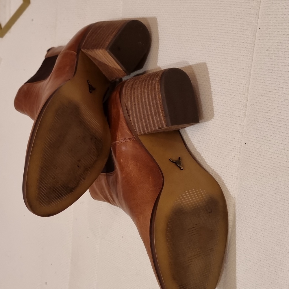 Windsor Smith "Faith" ankle length brown heeled boots - Picture 5 of 5